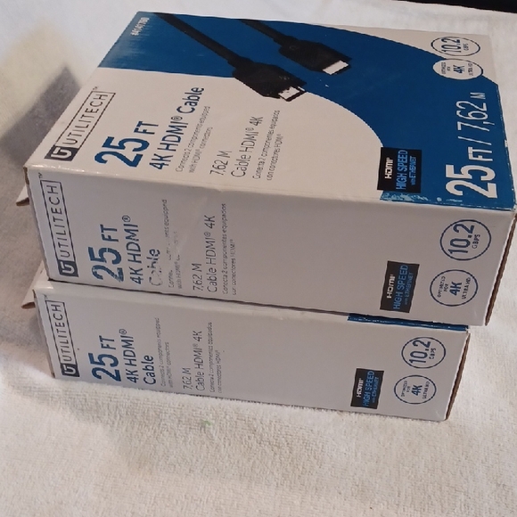Utilitech 25 FT 4K HDMI Cable 2-25 Ft. Packs - Picture 5 of 5